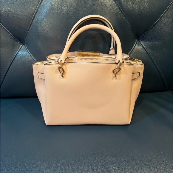 Michael Kors Satchel Leather Handbag - Soft Pink - Rochelle - Picture 2 of 6